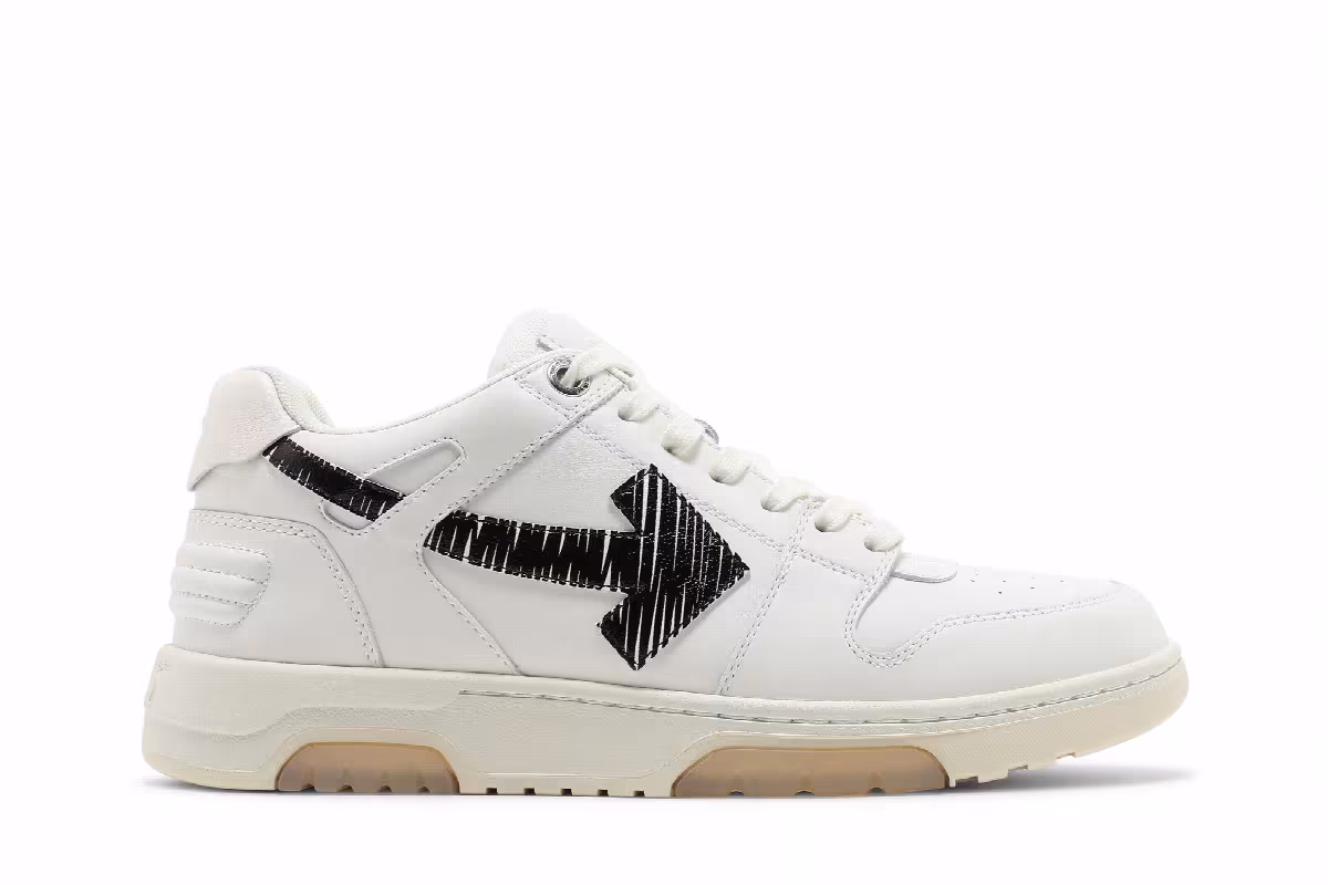 Off-White Out of Office Low Calf Specials - White Black, view 2