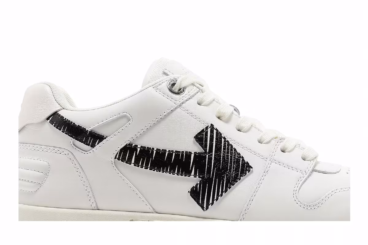 Off-White Out of Office Low Calf Specials - White Black, view 3