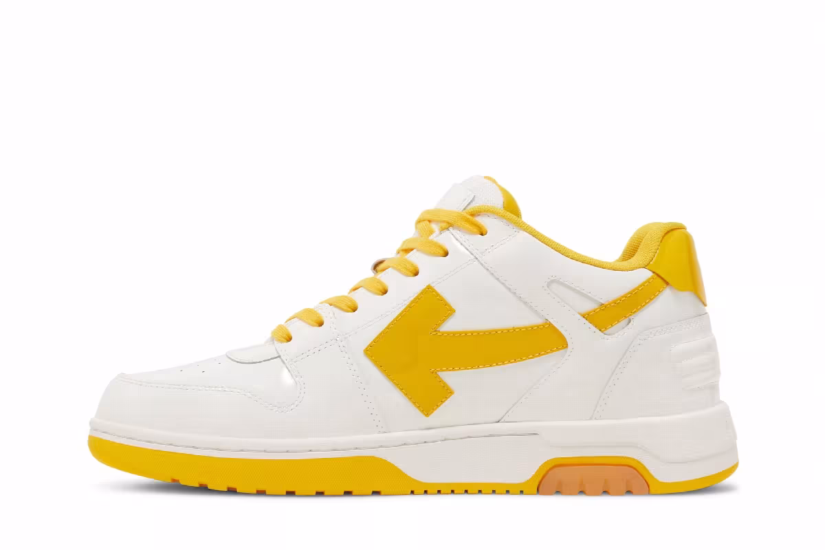 Off-White Out of Office Low White Yellow, view 4
