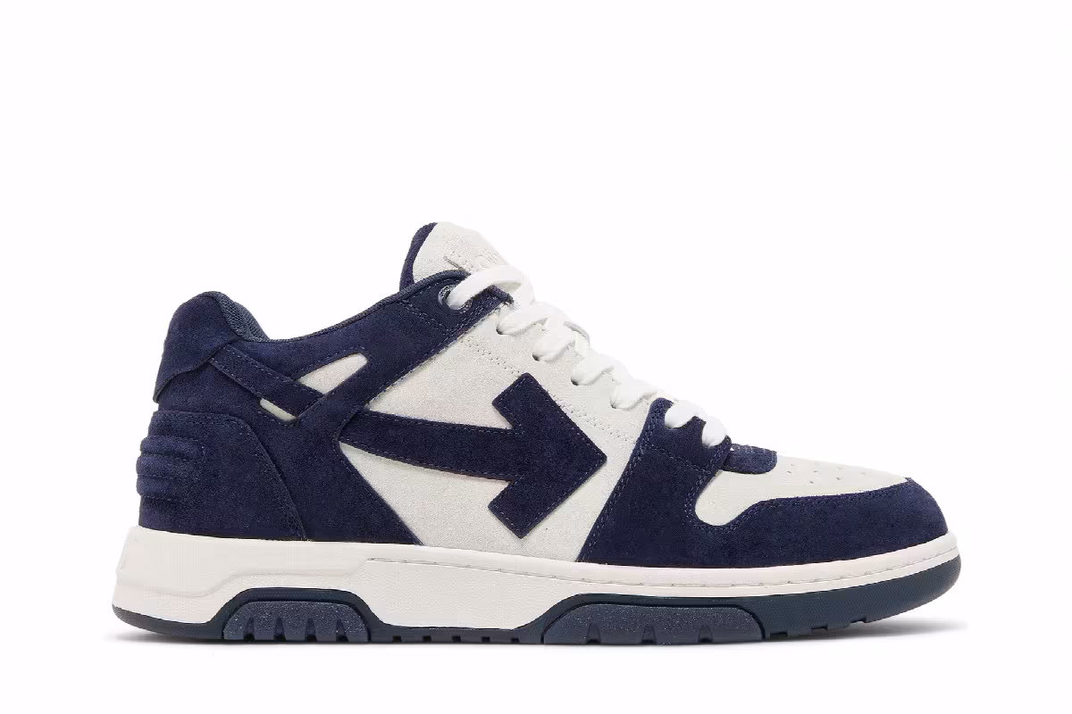 Off-White Out of Office White Navy Blue, view 2