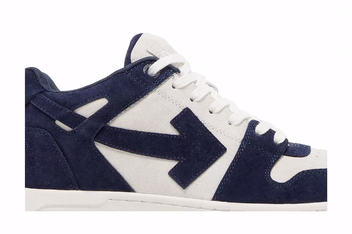 Off-White Out of Office White Navy Blue, view 3