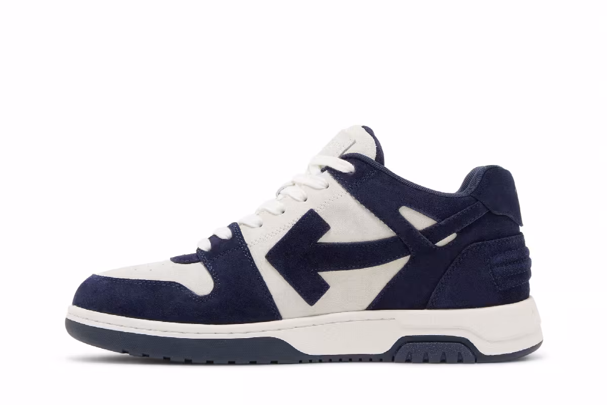 Off-White Out of Office White Navy Blue, view 4