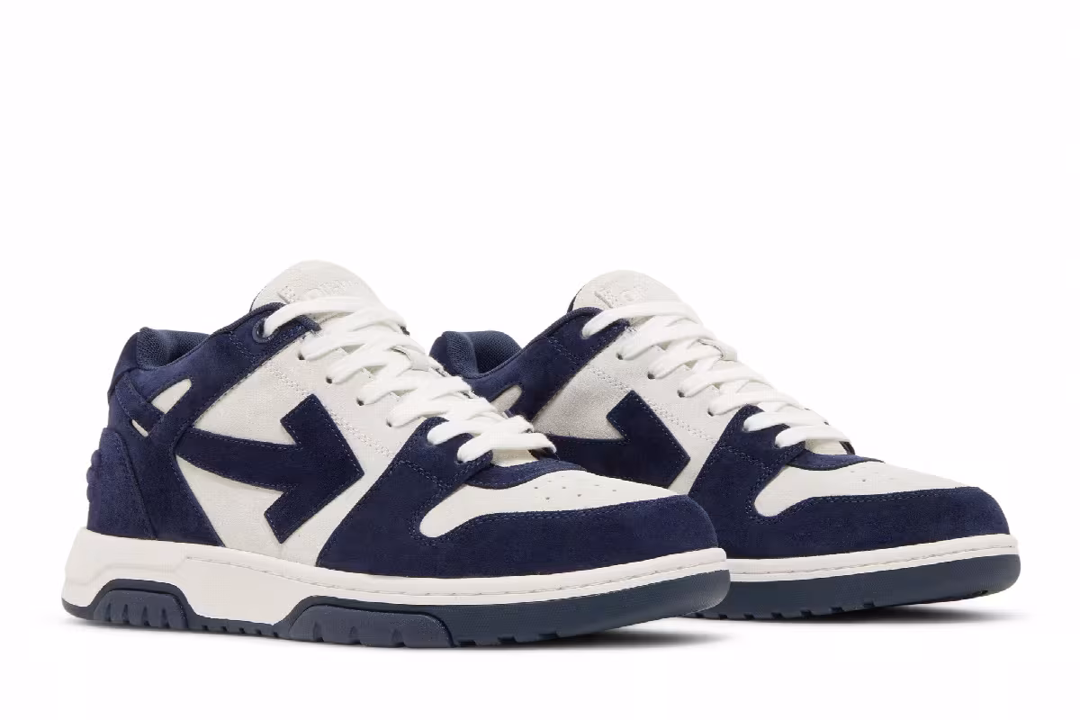 Off-White Out of Office White Navy Blue, view 9