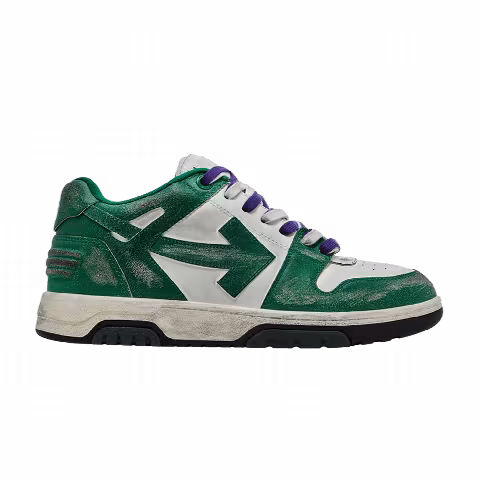 Off-White Out of Office Vintage Leather 'White Green'