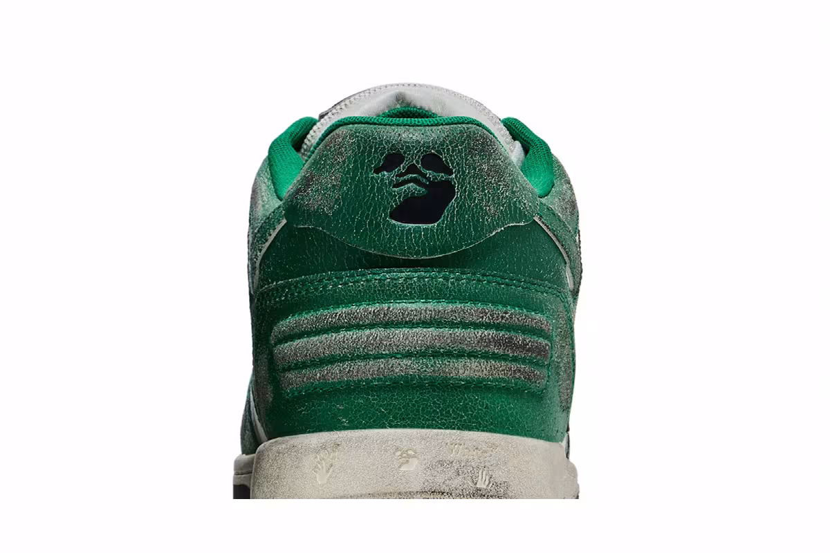 Off-White Out of Office Vintage Leather White Green, view 8