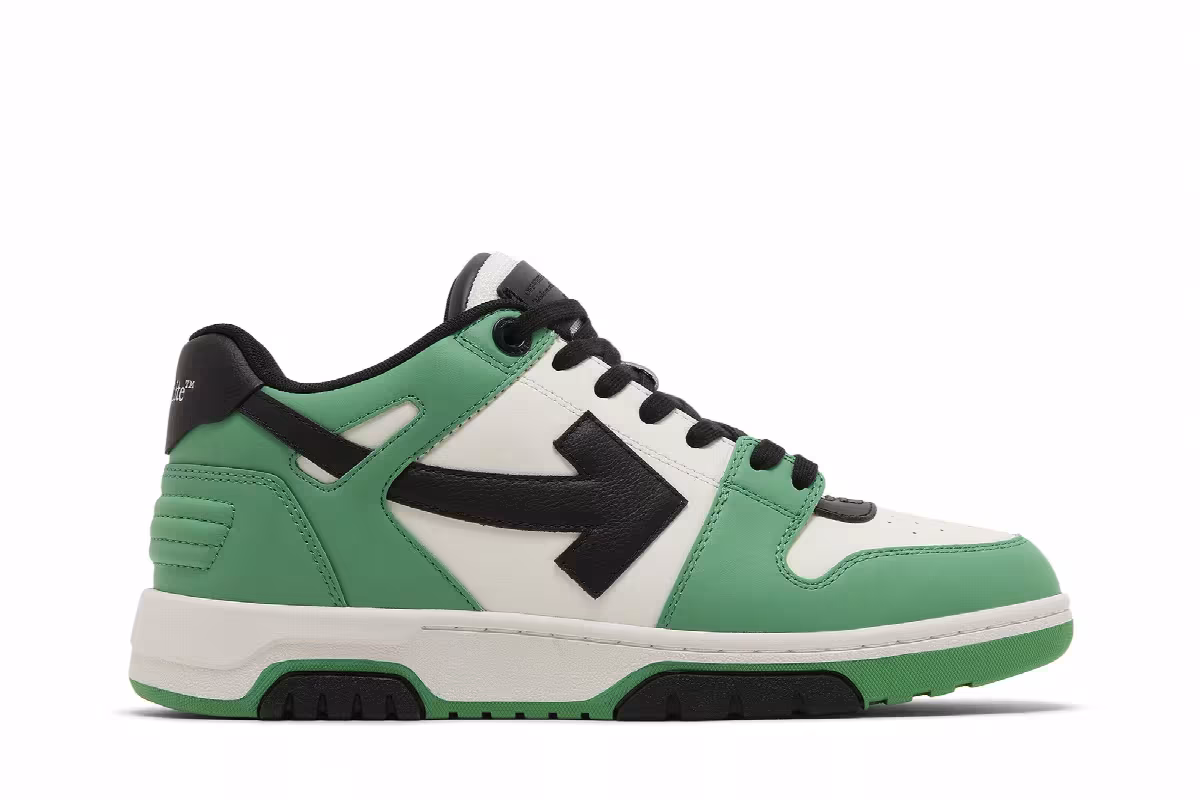 Off-White Out of Office Low Green Black, view 2