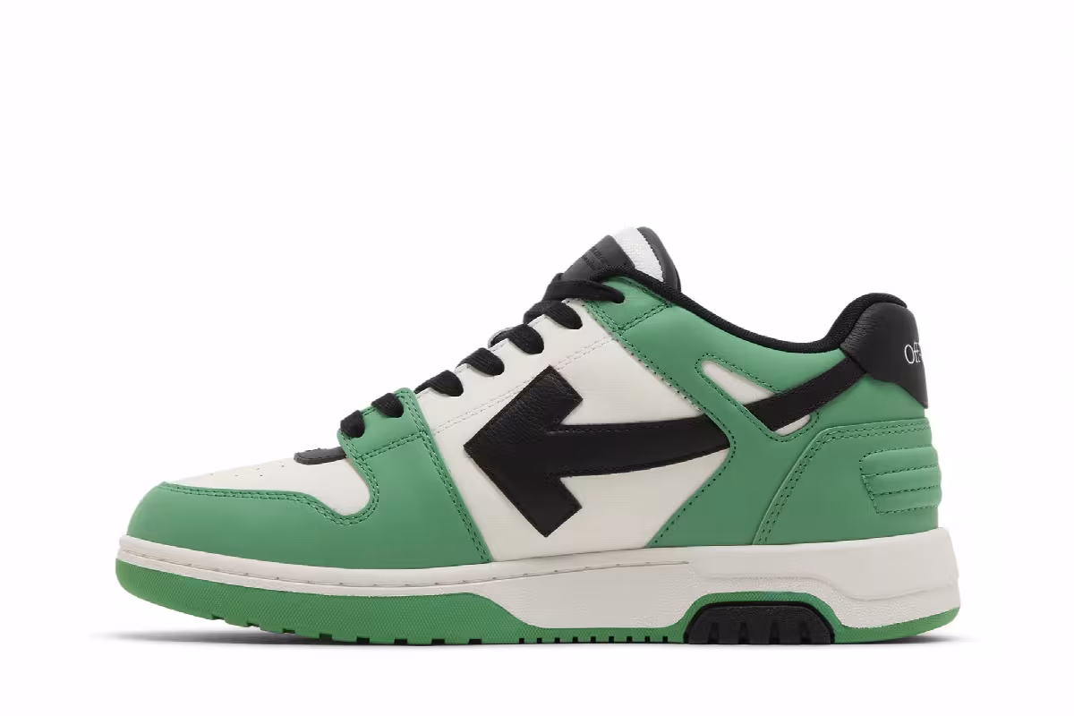 Off-White Out of Office Low Green Black, view 4