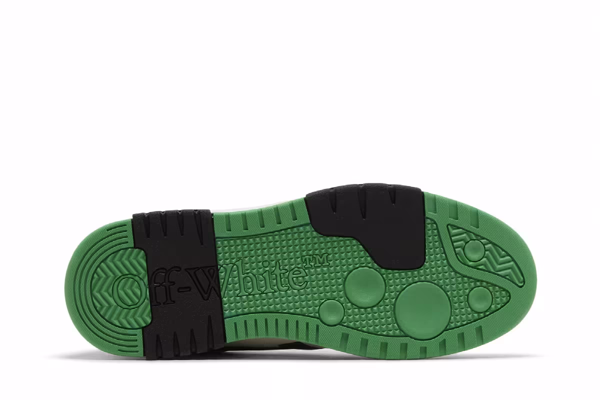 Off-White Out of Office Low Green Black, view 5
