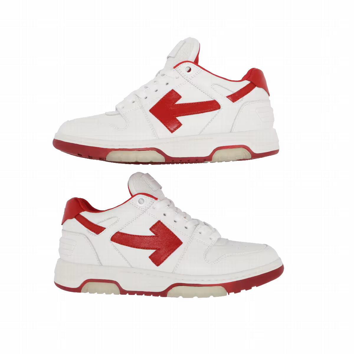 Pre-Owned Off-White Out of Office White Red