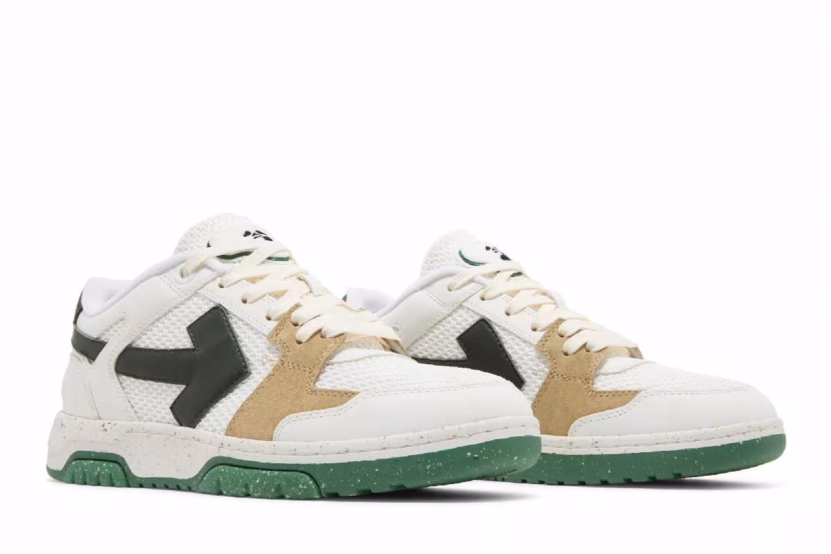Off-White Out of Office Slim White Green, view 9