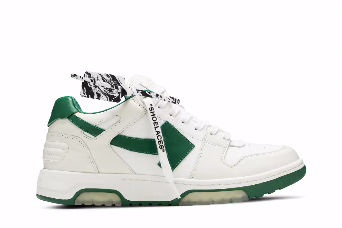 Off-White Out of Office Low White Green, view 2