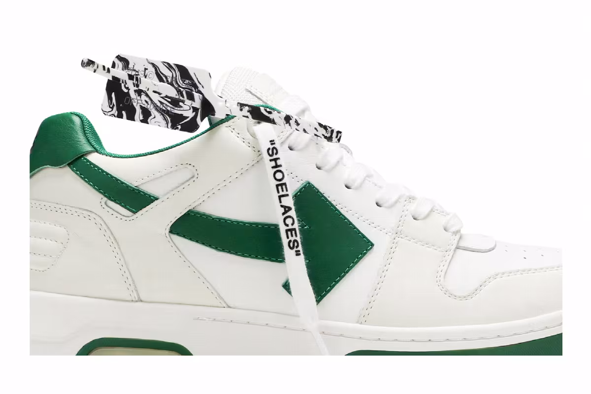 Off-White Out of Office Low White Green, view 3