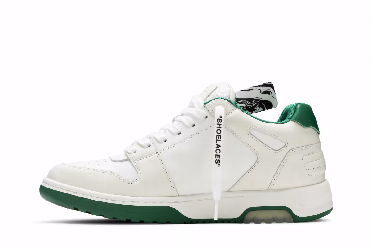 Off-White Out of Office Low White Green, view 4