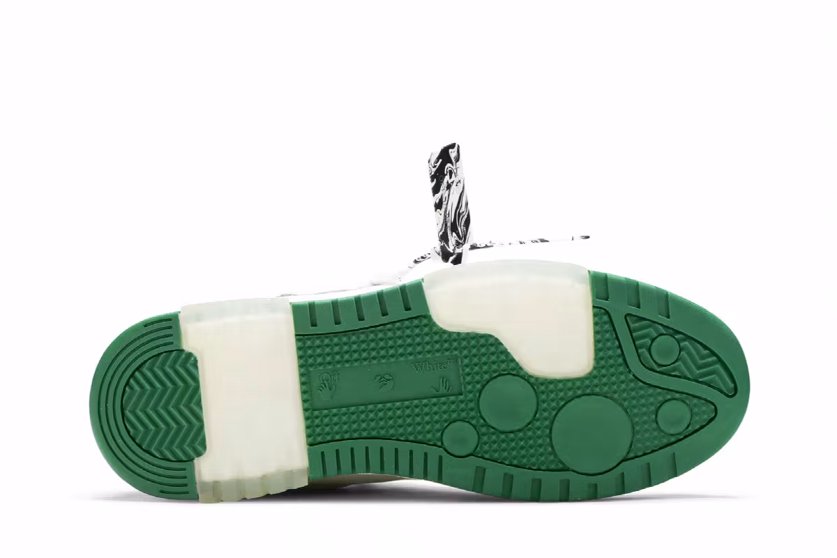 Off-White Out of Office Low White Green, view 5