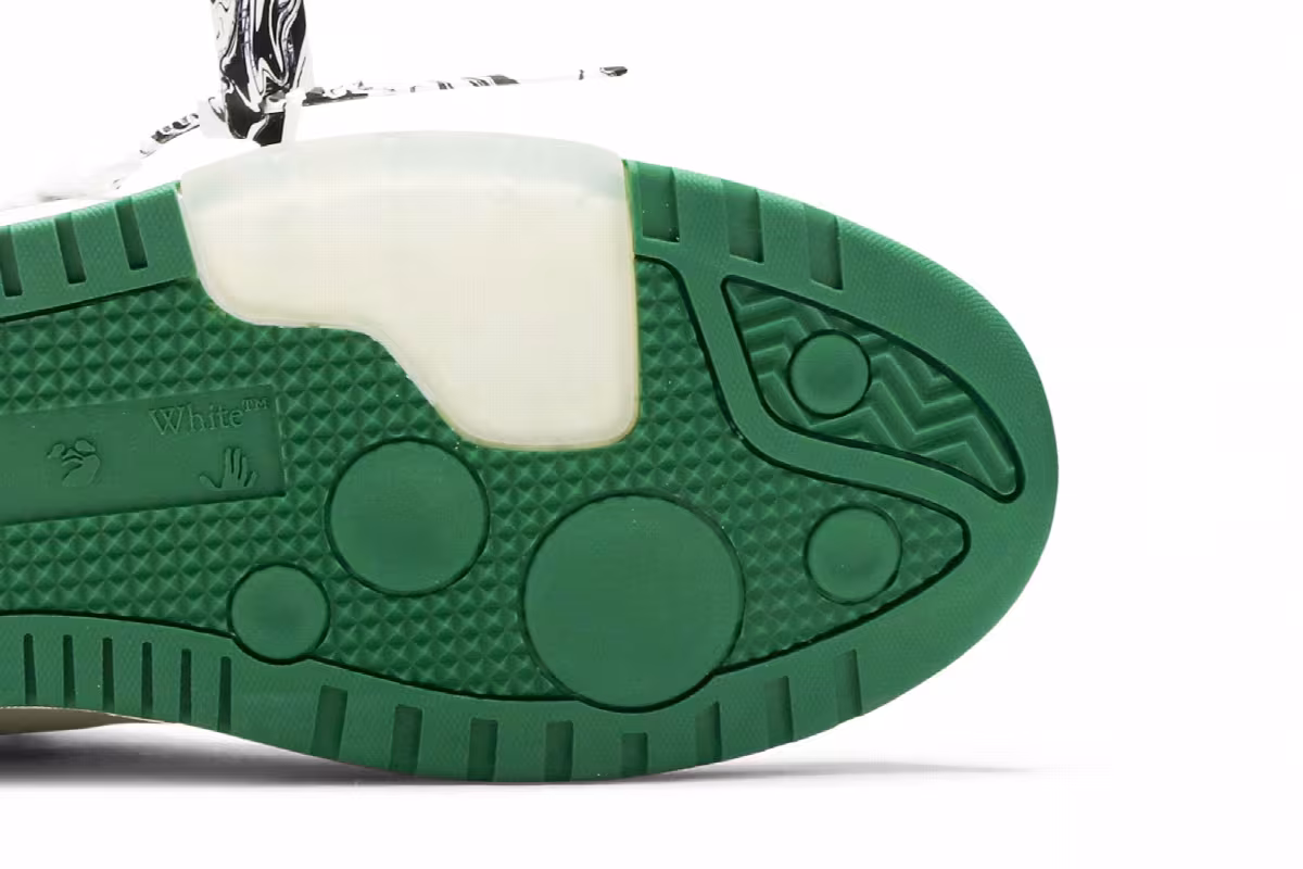 Off-White Out of Office Low White Green, view 6