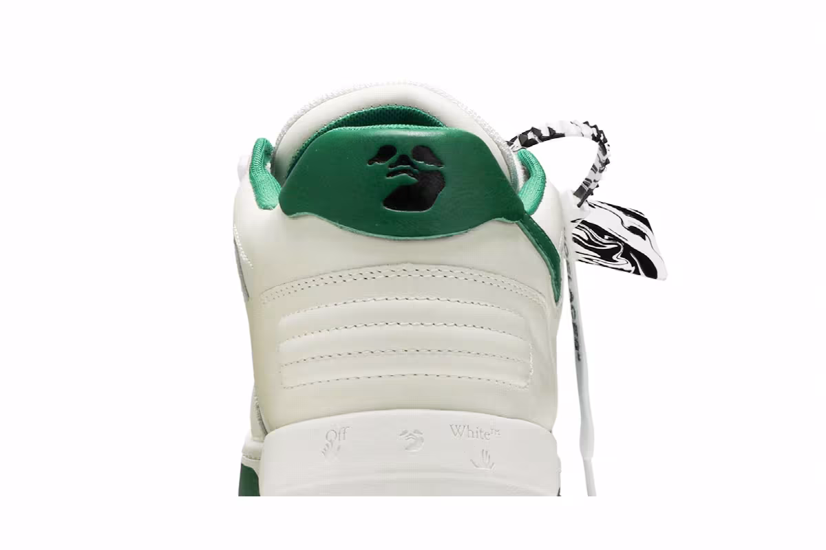 Off-White Out of Office Low White Green, view 8