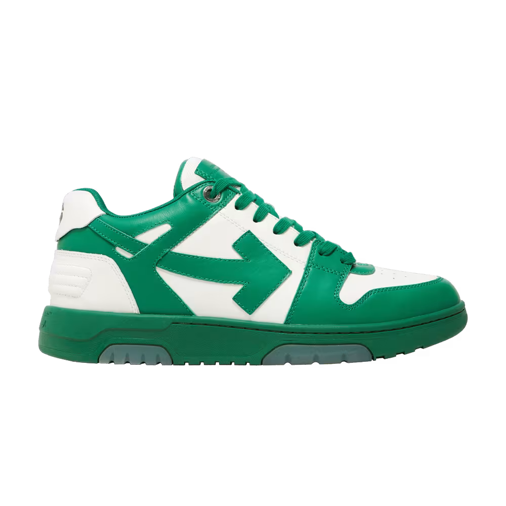 Off-White Out of Office Low Dirty White Green