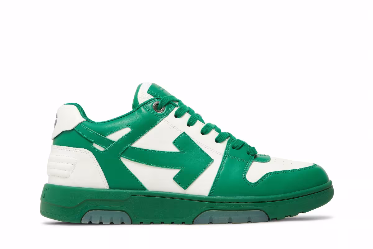 Off-White Out of Office Low Dirty White Green, view 2