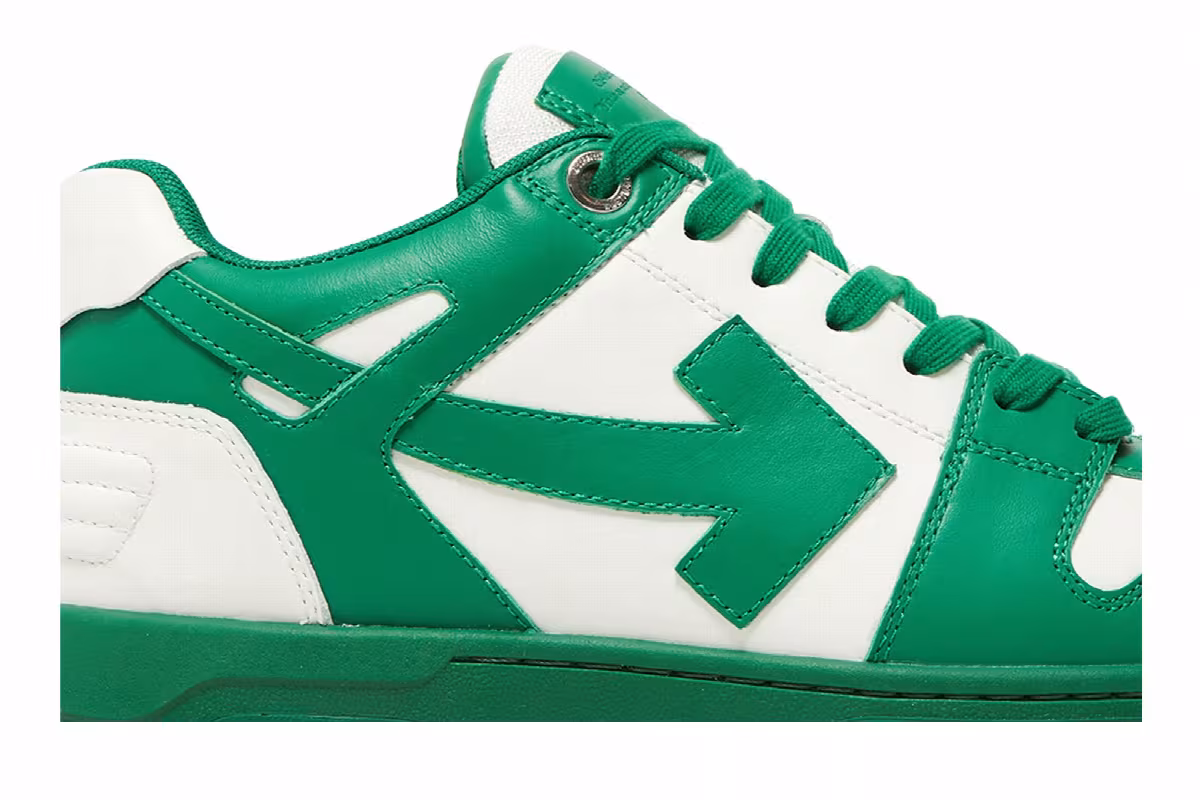 Off-White Out of Office Low Dirty White Green, view 3