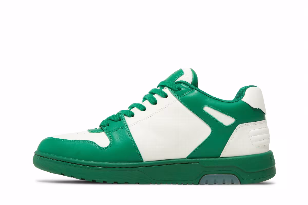 Off-White Out of Office Low Dirty White Green, view 4