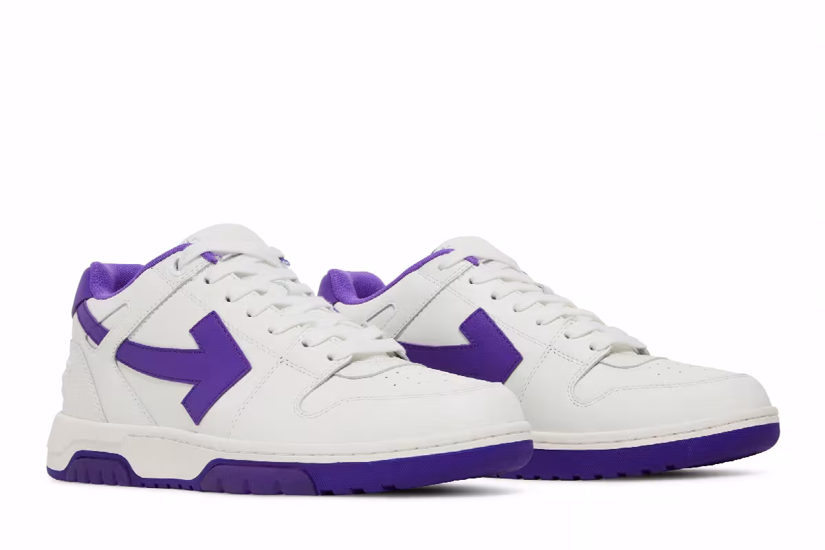 Off-White Out of Office Low White Purple, view 9