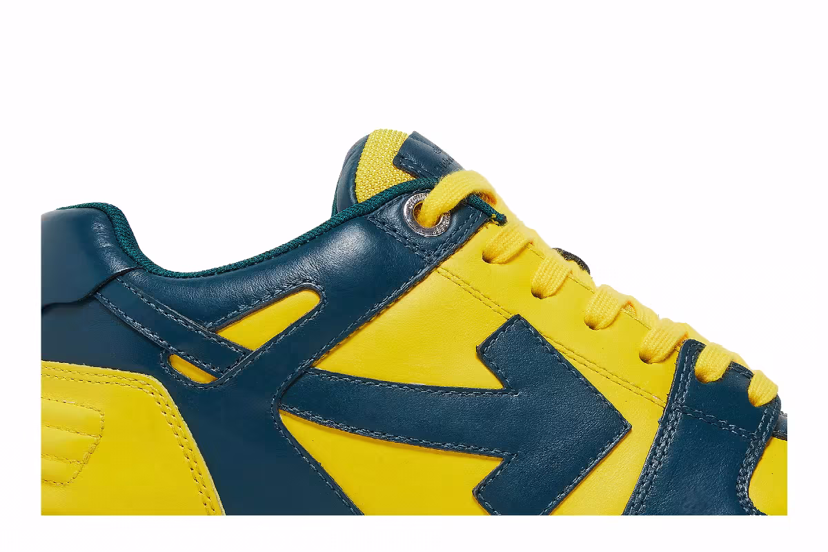 Off-White Out of Office Low Blue Yellow, view 3