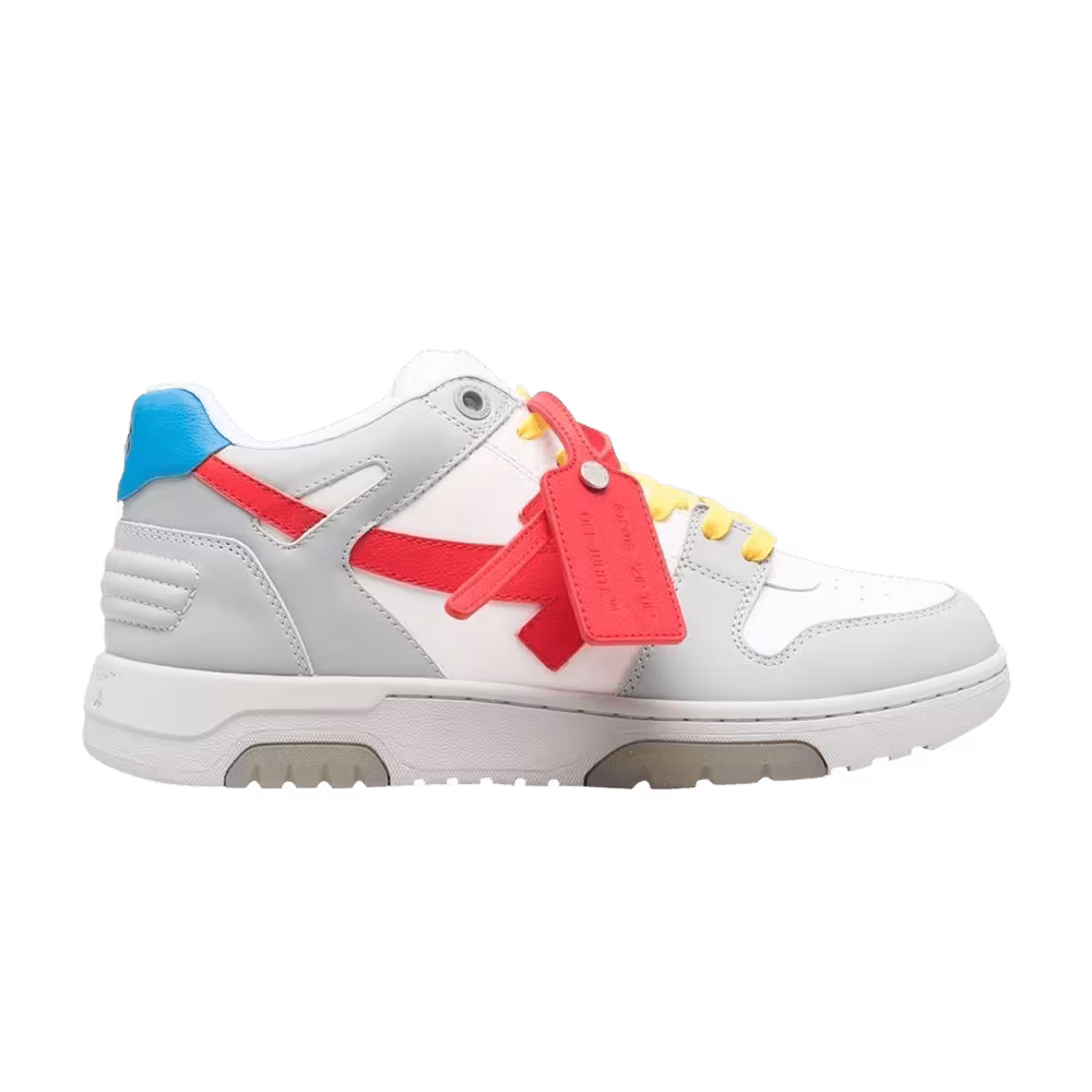 Off-White Out of Office Grey Red Blue