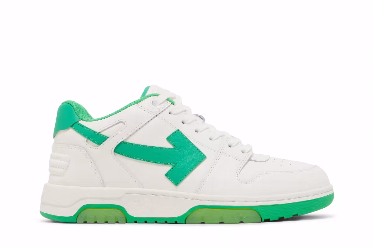 Off-White Out of Office Low White Green, view 2