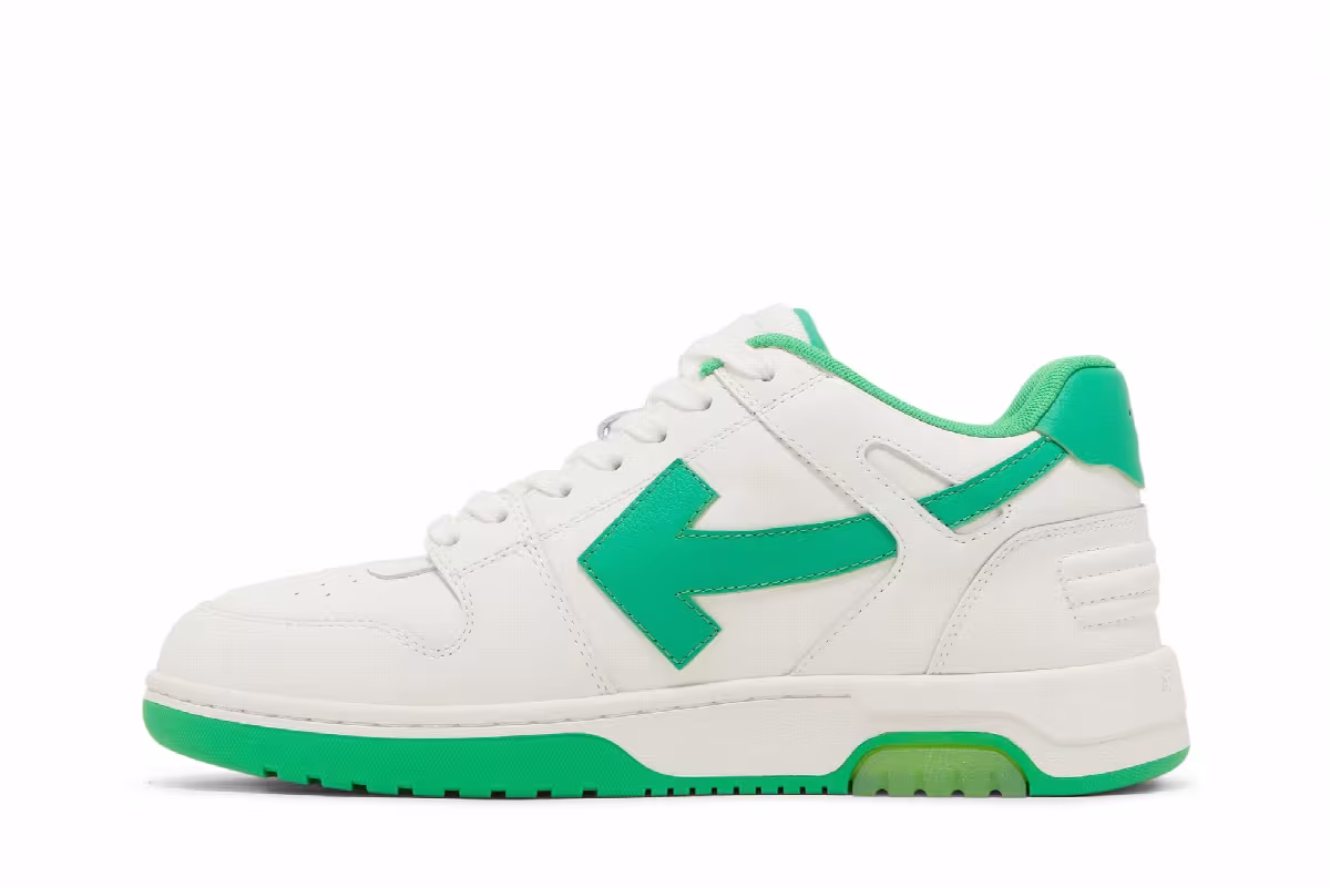 Off-White Out of Office Low White Green, view 4