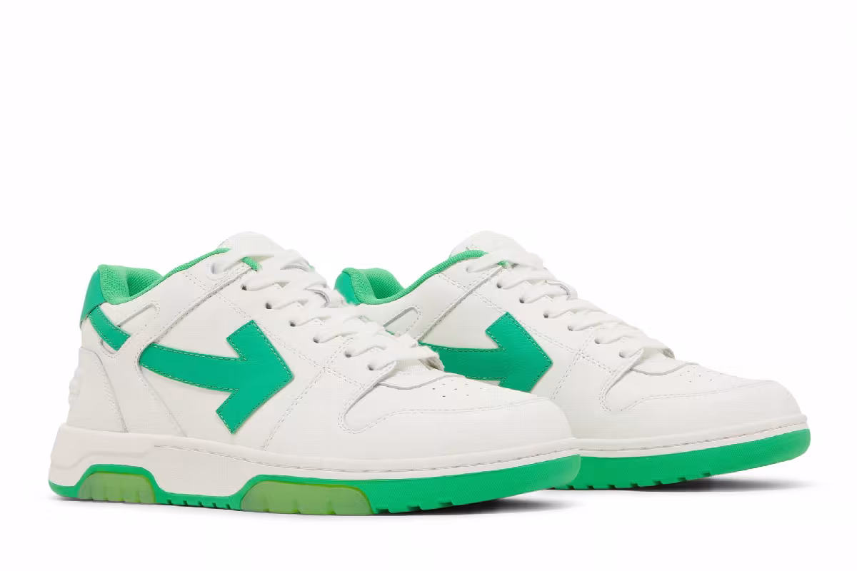 Off-White Out of Office Low White Green, view 9