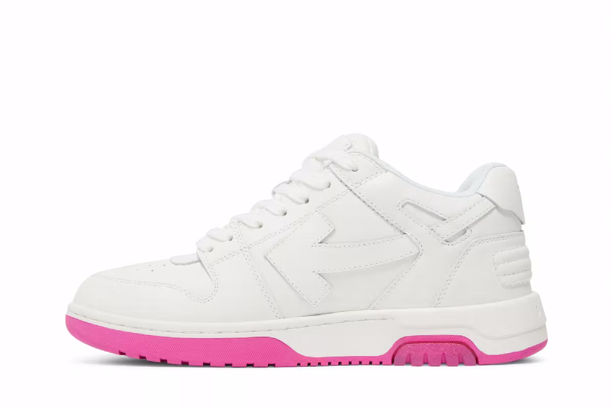 Off-White Women's Out of Office For Walking - White Fuchsia, view 4