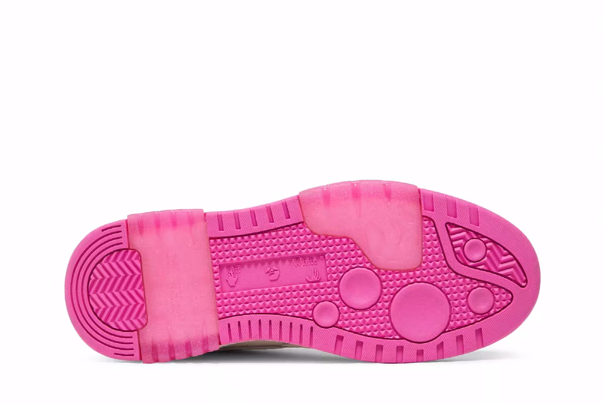 Off-White Women's Out of Office For Walking - White Fuchsia, view 5