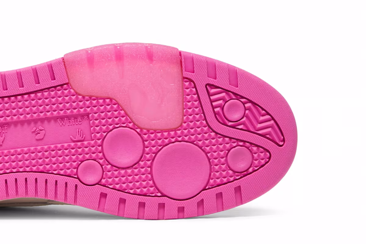 Off-White Women's Out of Office For Walking - White Fuchsia, view 6