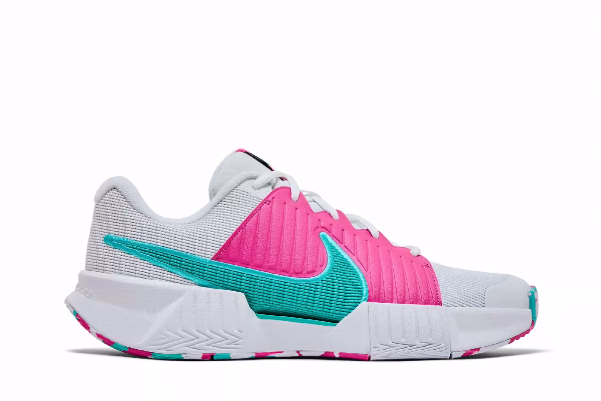 Nike Women's Zoom Challenge White Alchemy Pink Retro, view 2