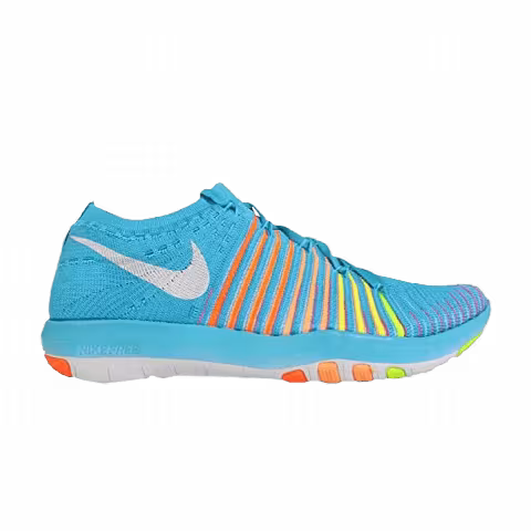 Nike Wmns Free Transform Flyknit 'Gamma Blue Total Orange'