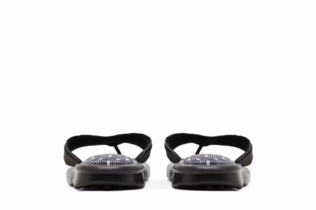 Nike Women's Ultra Comfort Thong Print Black White, view 7