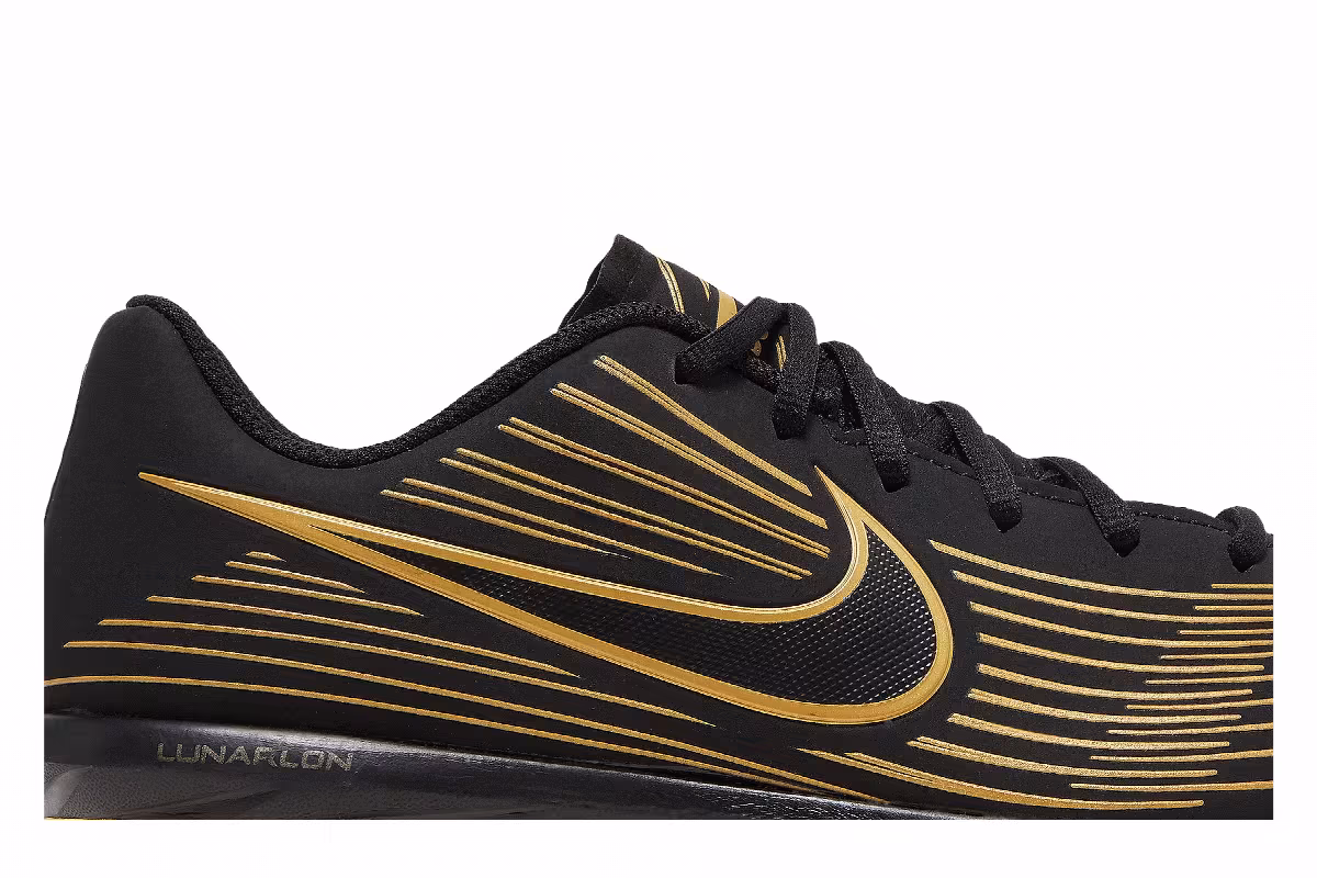Nike Women's Lunar HyperDiamond 3 Pro Black Metallic Gold, view 3