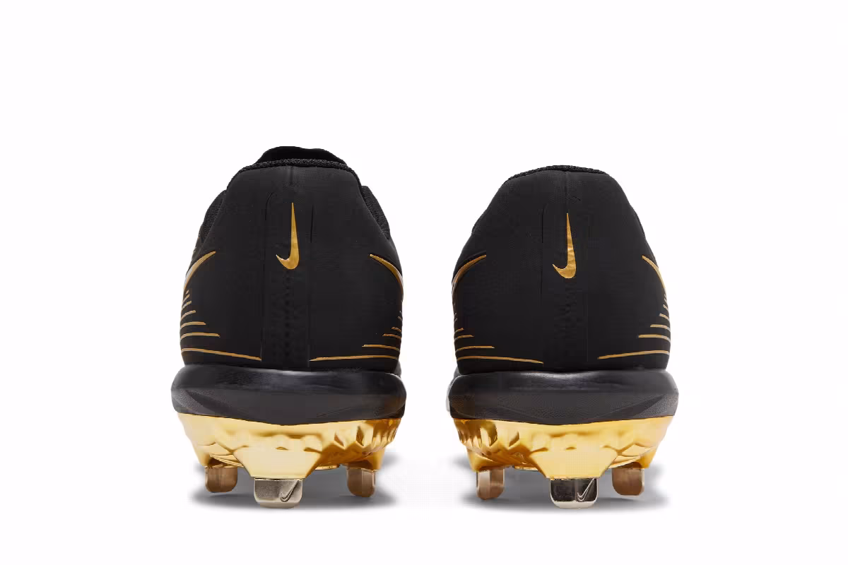 Nike Women's Lunar HyperDiamond 3 Pro Black Metallic Gold, view 7