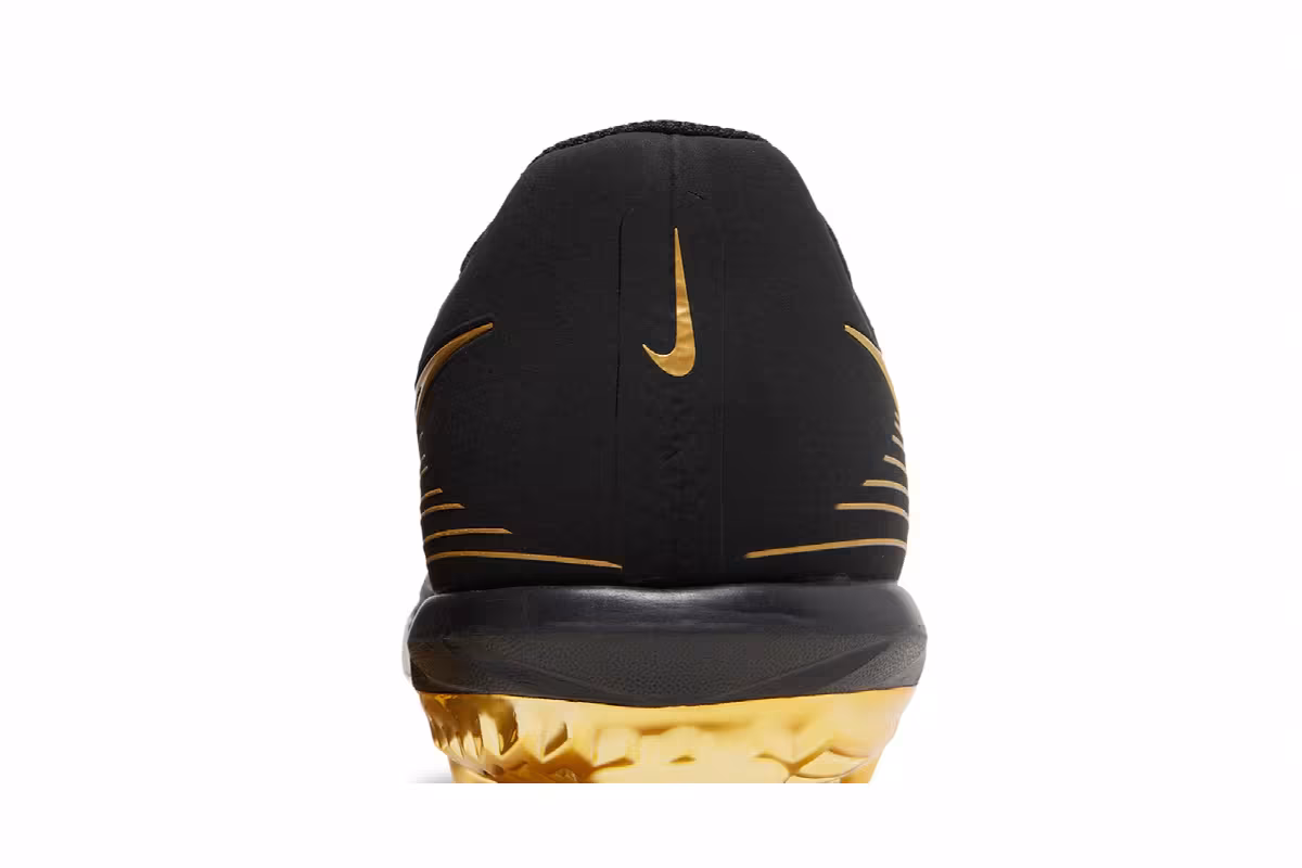 Nike Women's Lunar HyperDiamond 3 Pro Black Metallic Gold, view 8