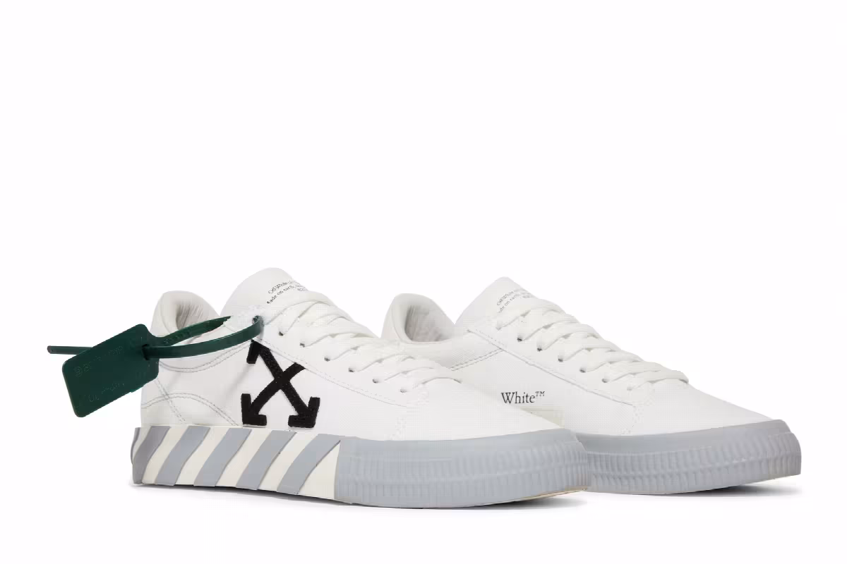 Off-White Women's Vulc Eco Sneaker White Grey, view 9
