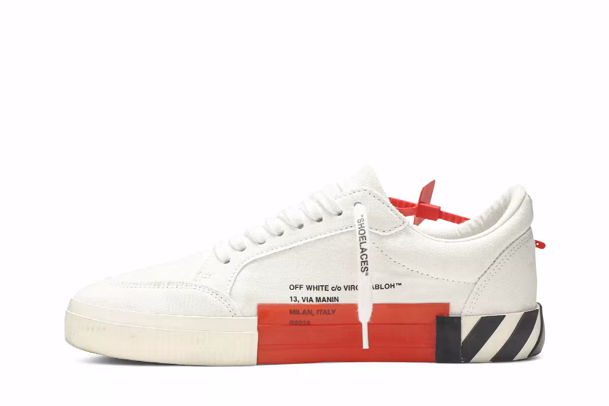Off-White Vulc Sneaker White Violet, view 4