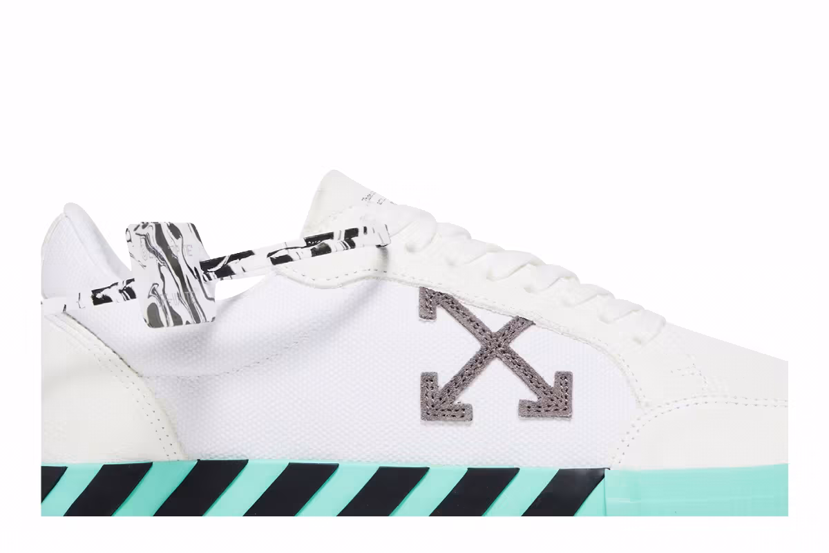 Off-White Vulc Sneaker White Mint Green, view 3