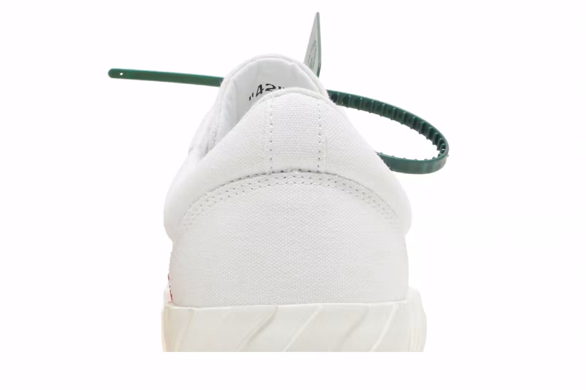 Off-White Vulc Sneaker White Black, view 8