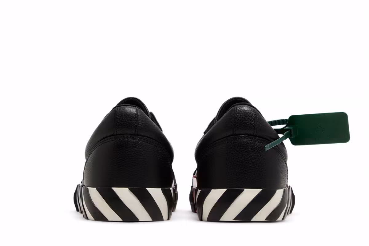 Off-White Vulc Sneaker Black White, view 7