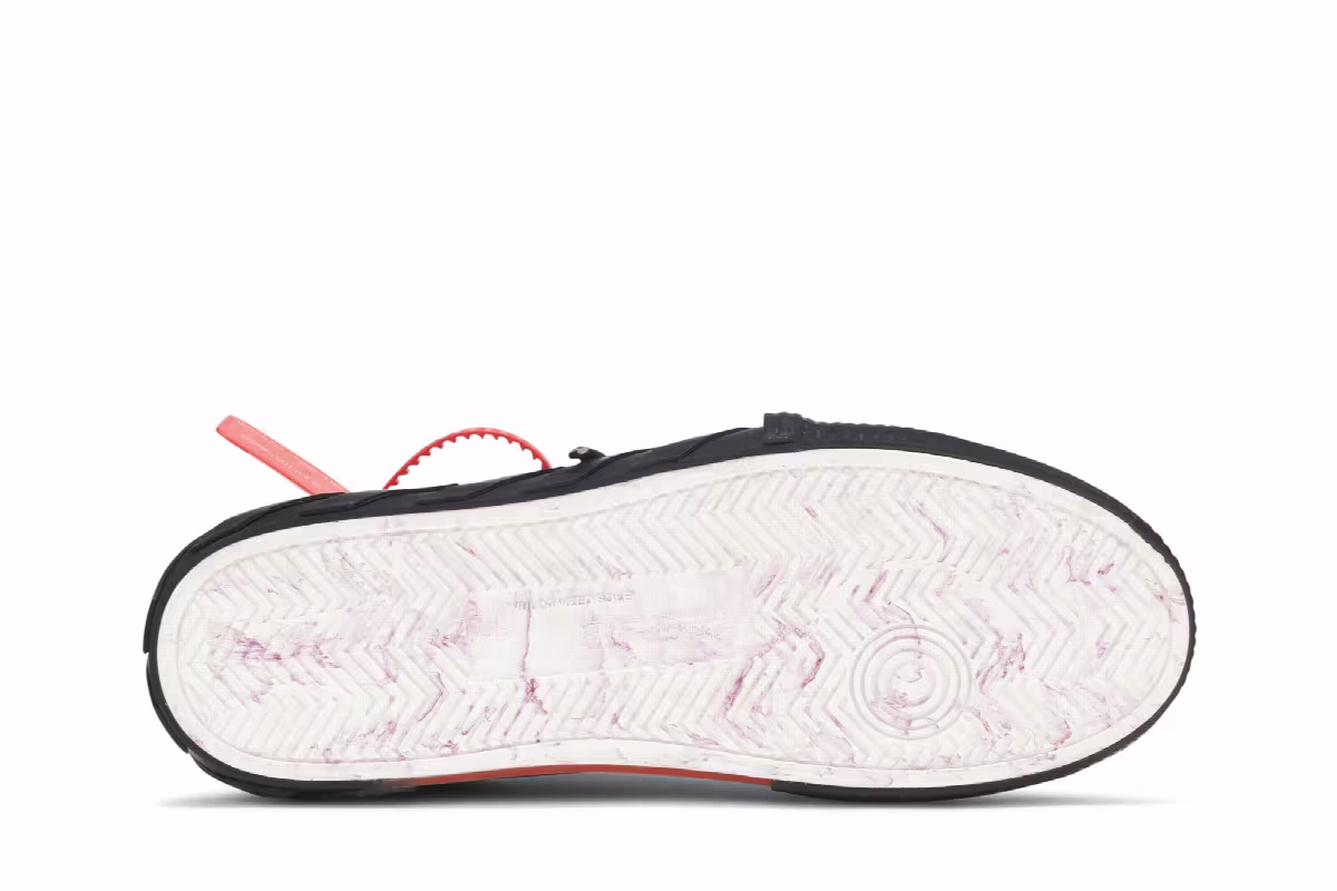 Off-White Vulc Sneaker Black Suede, view 5