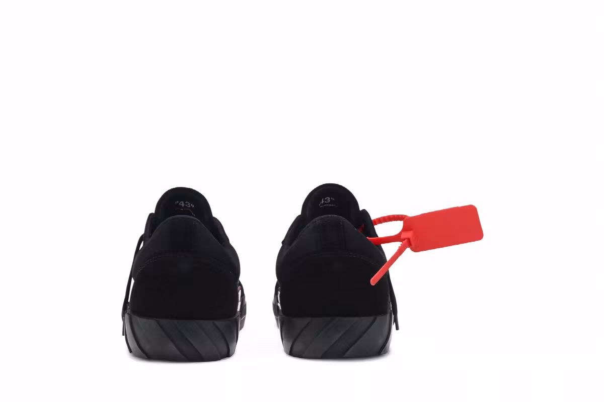 Off-White Vulc Sneaker Black Suede, view 7