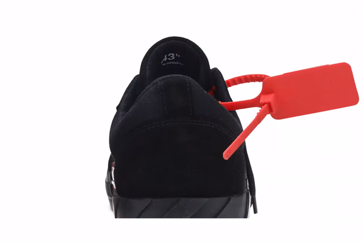 Off-White Vulc Sneaker Black Suede, view 8