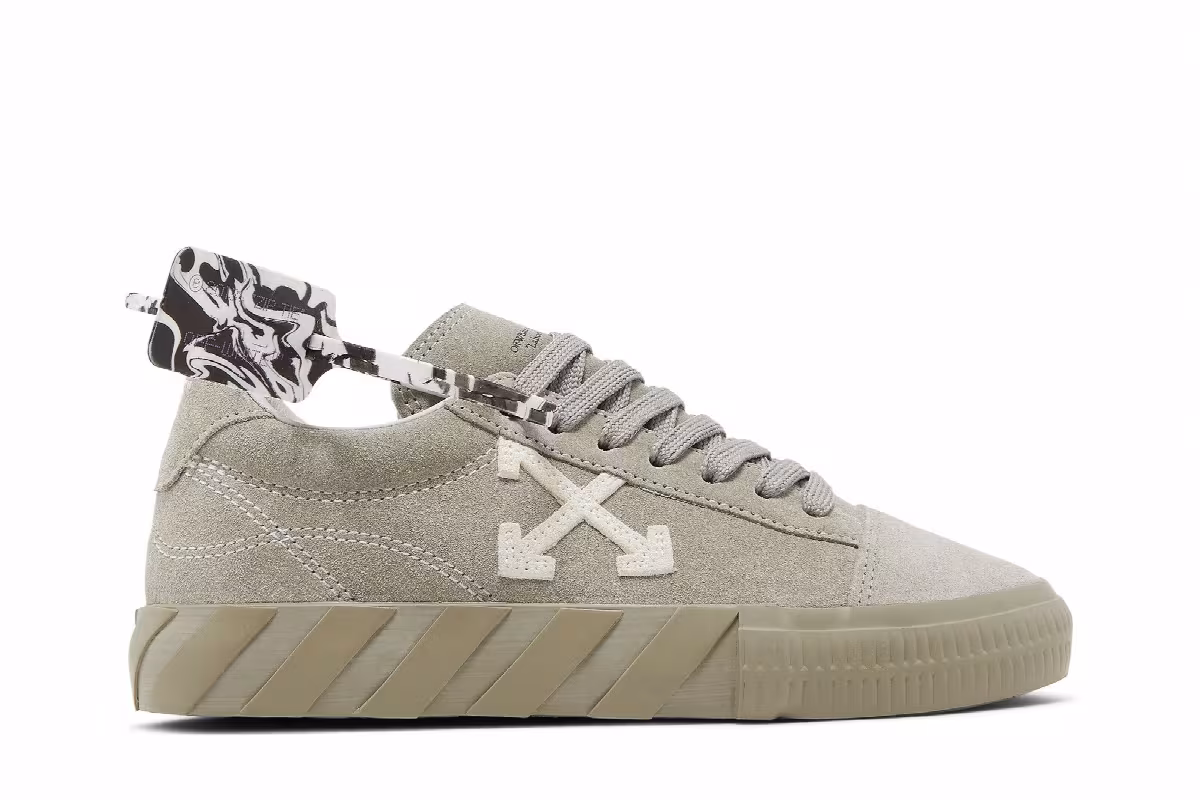 Off-White Women's Vulc Sneaker Dark Beige, view 2