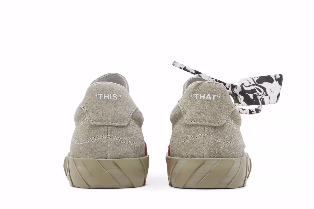 Off-White Women's Vulc Sneaker Dark Beige, view 7