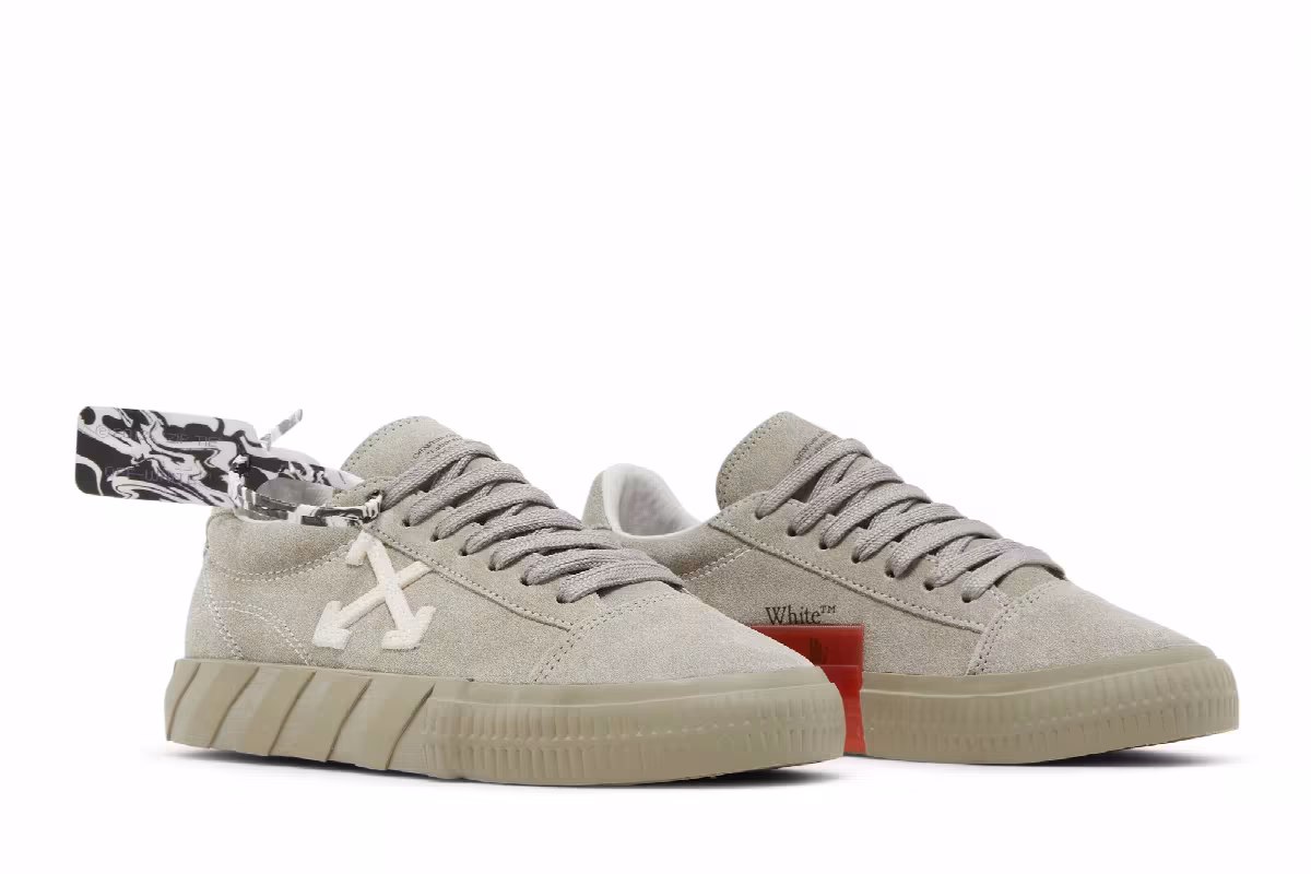 Off-White Women's Vulc Sneaker Dark Beige, view 9
